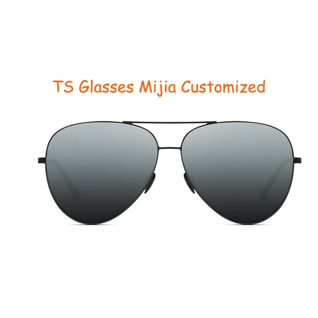 Xiaomi Mijia Turok Steinhardt TS, нейлоновые поляризованные солнцезащитные линзы из нержавеющей стали, очки, цветные, ретро,, защита от ультрафиолета, для мужчин и женщин - Цвет: Grey