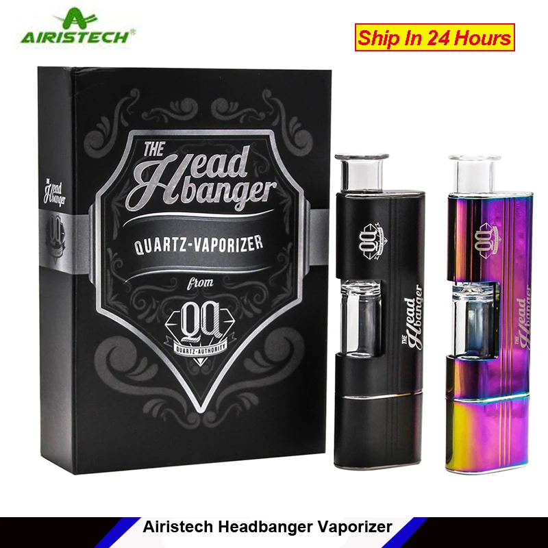Оригинальный комплект испарителя Airistech Headbanger для сухой травы 1500 мАч Qcell Quartz Heat Coil