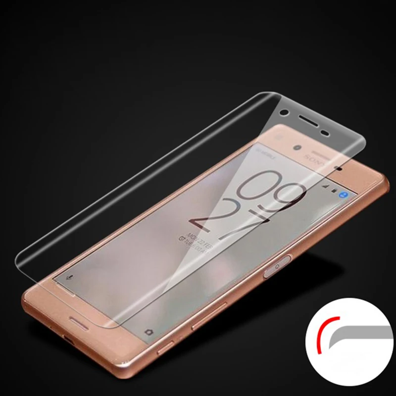 GXE 3D изогнутая полноразмерная защитная пленка из закаленного стекла для Sony Xperia XA1