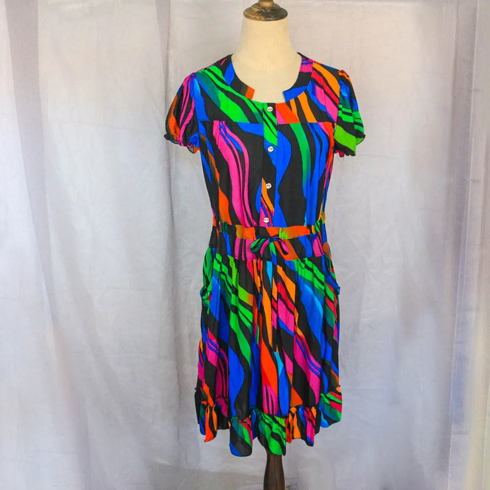 

Fashion Floral Print Women's Dresses Vestido De Festa Casual Button Summer Dress Ukraine Dress For Women Vestidos