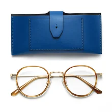 Нежные очки, оправа для очков, ацетат и металл, для мужчин, унисекс, круглые оправы для очков с линзами Clera, ретро оправа для очков YETI