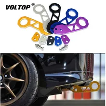 6 цветов Универсальный для гоночной машины задний Буксировочный Крюк высокого качества алюминиевый сплав задний буксировочный крюк автомобиль буксирное кольцо