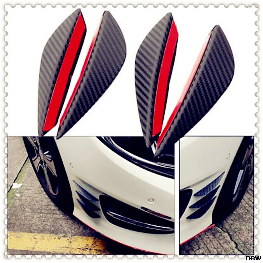 

Car Auto Front Bumper Lip Fin Splitter Spoiler Canard Valence for Toyota V Hilux Land Cruiser Avanza Carina Celica Corona