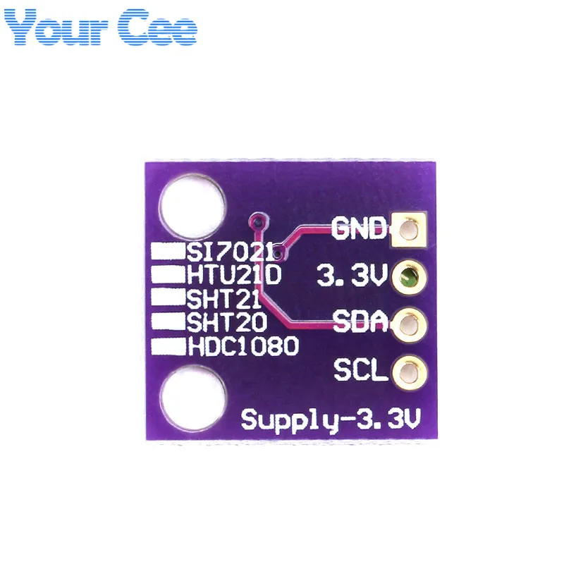 HDC1080 сенсор модуль датчик температуры и влажности Высокая точность GY-213V-HDC1080 CJMCU-1080 HDC1080 модуль электронный DIY