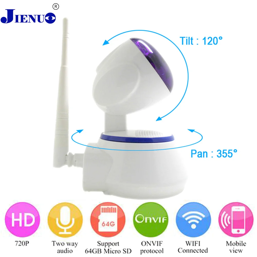 font b Wireless b font IP Camera 720P 1 4 CMOS Sensor Network CCTV Camera
