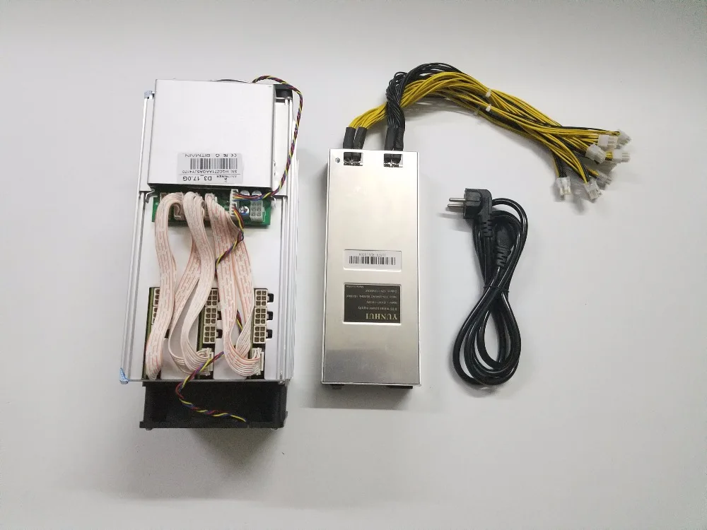 YUNHUI DASH MINER ANTMINER D3 17GH/s 1200W(с блоком питания) BITMAIN X11 dash Майнер может Майнер BTC на nicehash