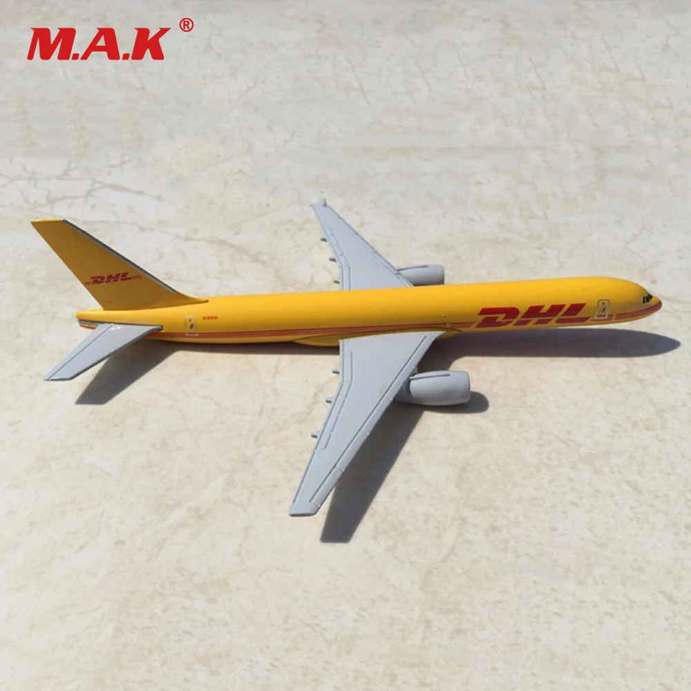 Детские игрушечные модели самолетов 1:400 весы Boeing 757-200 B757 DHL экспресс- модель самолета для фанатов детские подарки игрушки