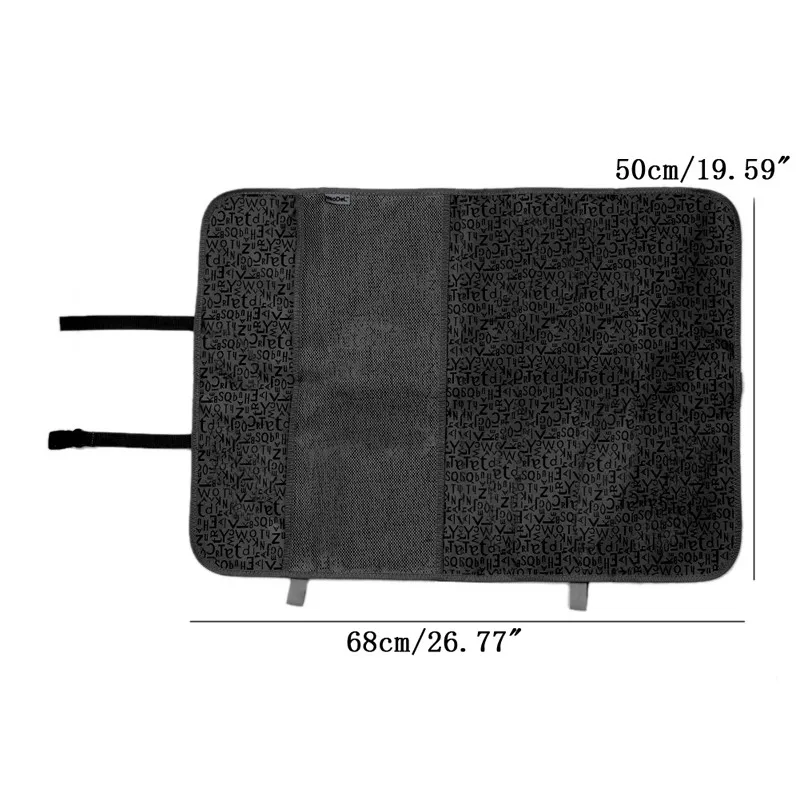 Plastic Car Safety Seat Back Cover Protector Kids Kick Clean Mat Pad Anti Stepped Dirty Car Interior Mat Car Seat Accessories