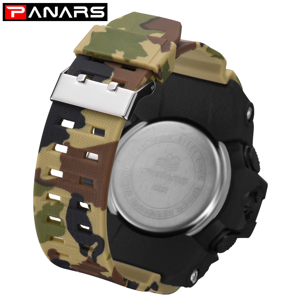 Panars Men Sport Digital Watch Waterproof LED Analog Electronic Quartz fitness Swimming Sport watch For Men 2019 Reloj Hombre Panars Men Sport Digital Watch Waterproof LED Analog Electronic Quartz fitness Swimming Sport watch For Men 2019 Reloj Hombre