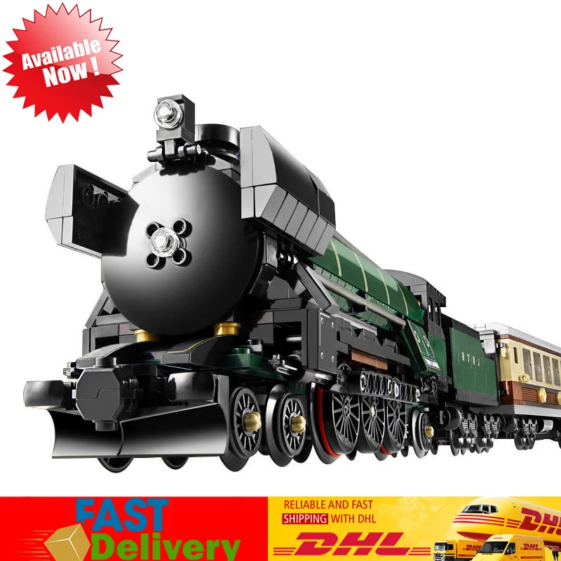 

Lepin 21005 1085Pcs Emerald Night Train Set Model Building Blocks Bricks Educational Toys Gifts Compatible LegoINGlys 10194