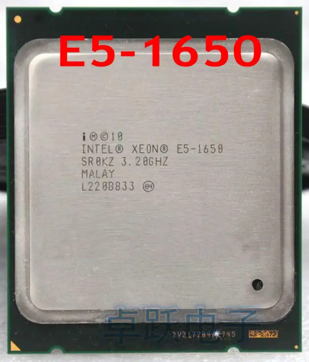 Original Processor Intel Xeon E5 1650 Six Core 3.2GHz LGA