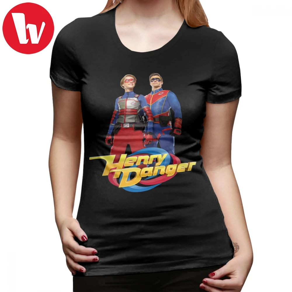 Футболка Henry Danger футболка с героями Генриха модель размера плюс женская круглым