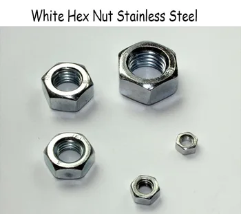 

1000pcs Best Selling M4 Hexagon Nut Silvery White Stainless Steel Nut Pop Thread Nut