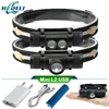 xm l2 led headlamp USB headlight  18650 rechargeable battery torch Head flashlight ed head lamp waterproof camping light T6 lamp ► Photo 1/6