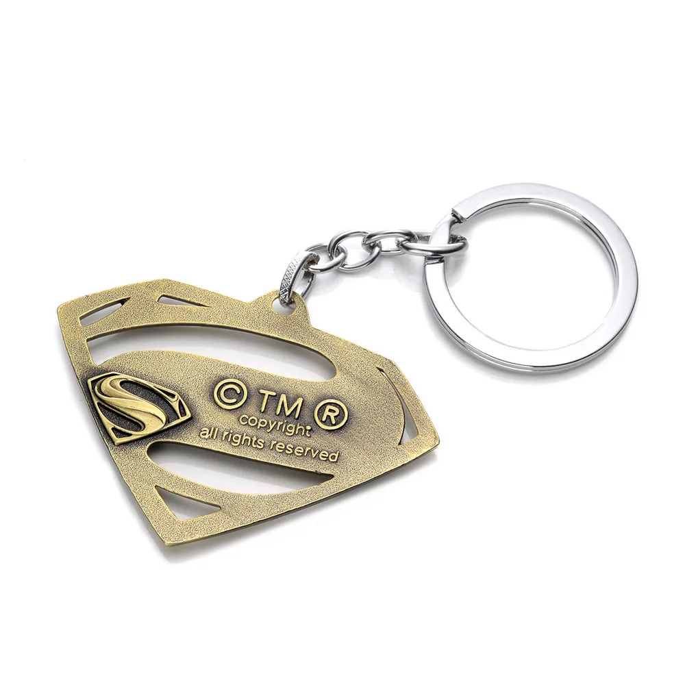 16 типов Marvel Hero Batman v Superman Dawn of Justice брелок на ключи с кольцом из сплава подвеска