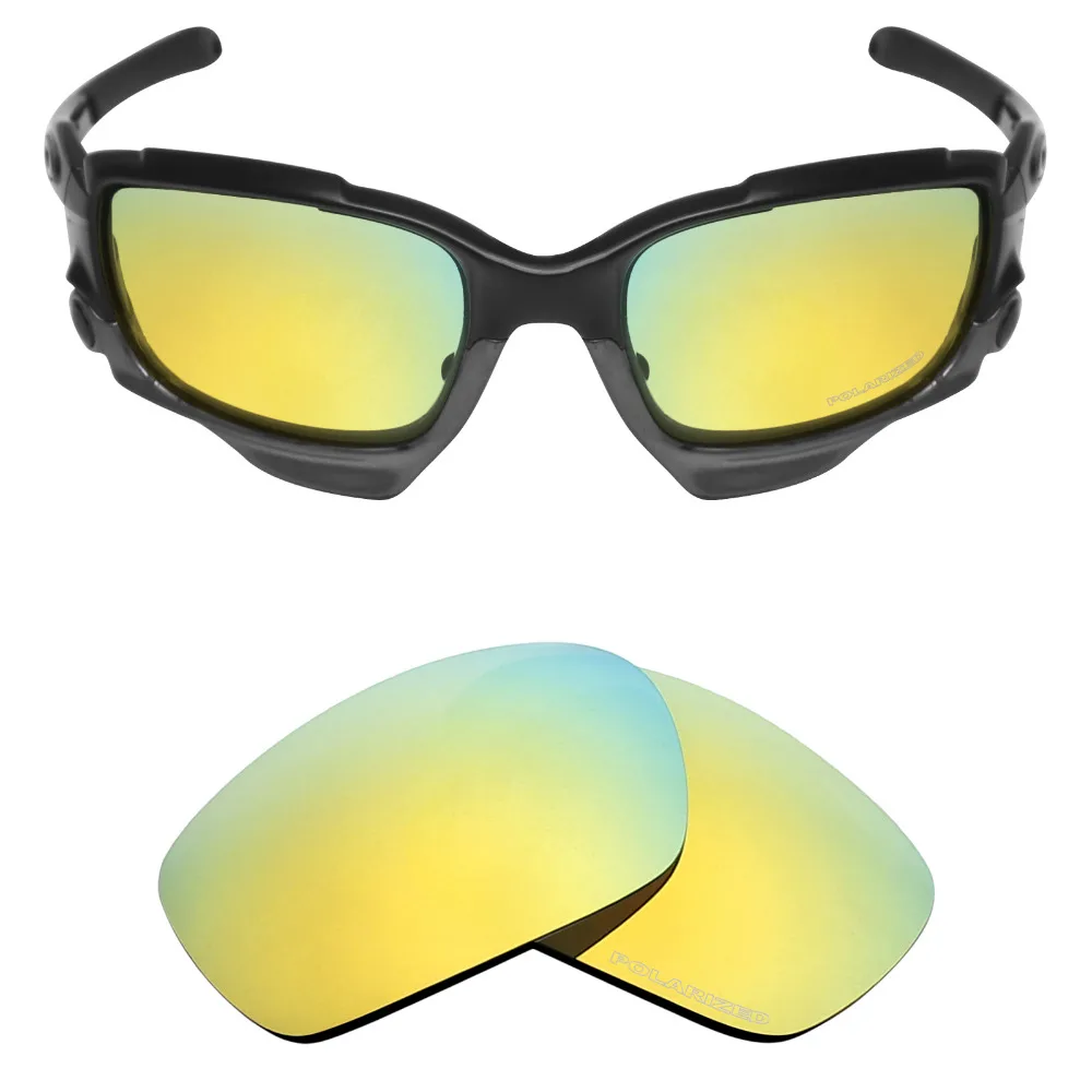 Snark Polarized Resist Seawater Replacement Lenses For Oakley Jawbone Sunglasses 24k Gold