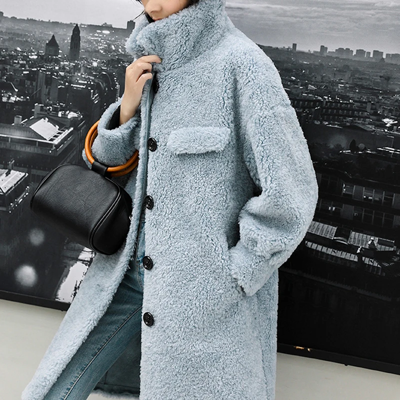 Пальто из искусственного меха, модное меховое женское пушистое теплое пальто с длинным рукавом, женская верхняя одежда, осенне-зимнее пальто, куртка, толстое пальто размера плюс