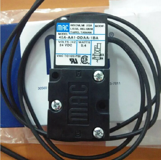 

Brand new original American high frequency electromagnetic valve 45A-AA1-DDAA-1BA DC24V