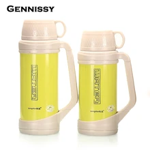 GENNISSY 2/2. 5 L Thermoskanne Tasse Edelstahl reisewasserkocher Thermoskanne Isoliert Becher Thermo Wandern Thermische Flaschen Portable Vakuum