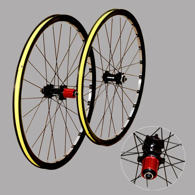 Cheap 26 mountain bike bicycle quick release wheel 4 hubs disc ultra-light wheel