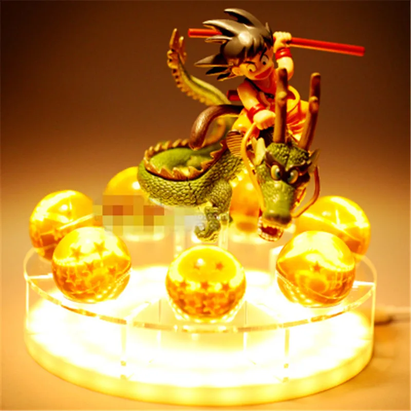 Светодио дный Dragon Ball Z дух бомба свет стол Сон Гоку Gotenks Broly ночные огни комнаты DIY