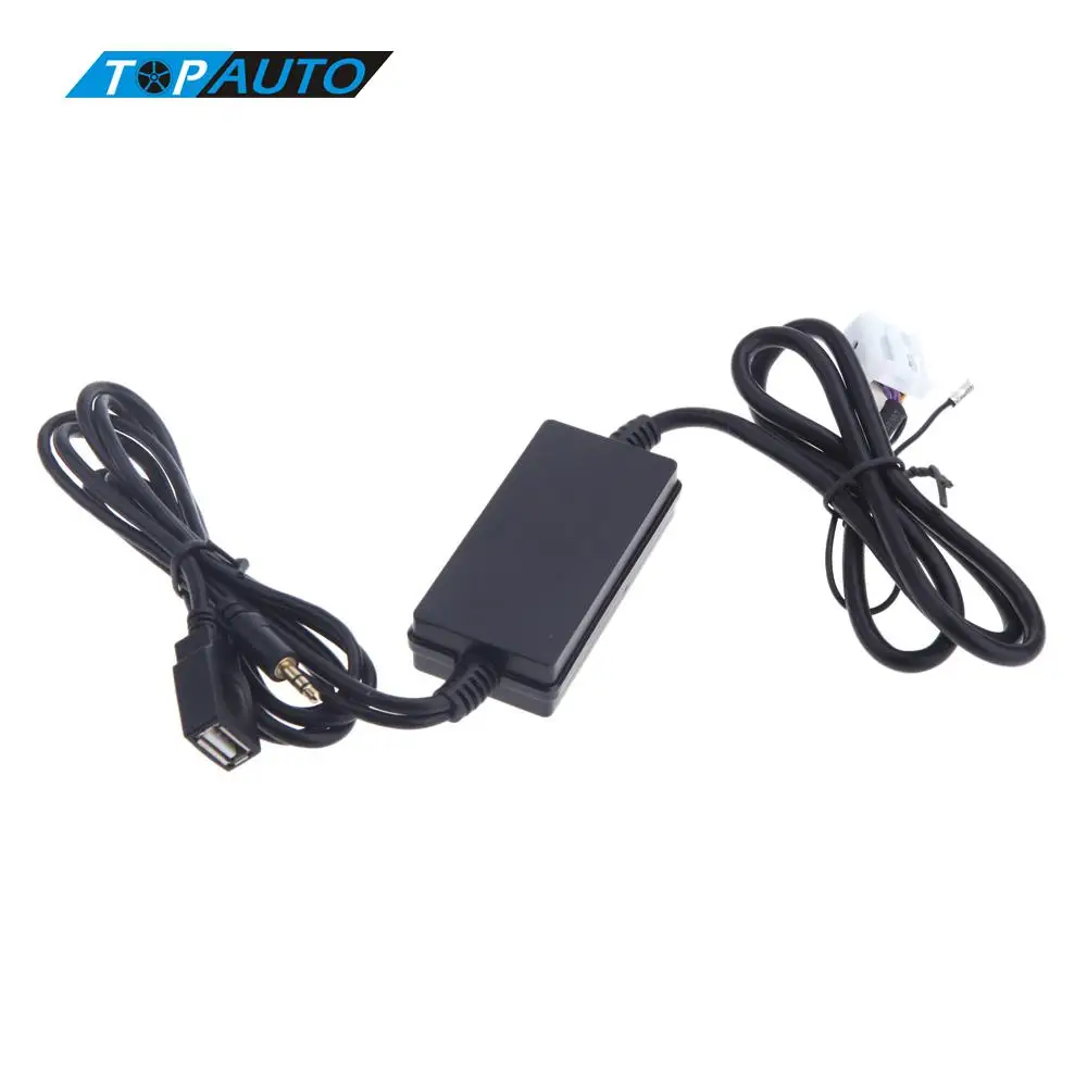 Новый автомобильный адаптер USB Aux in mp3 плеер радио интерфейс для VW Audi Skoda Seat 12
