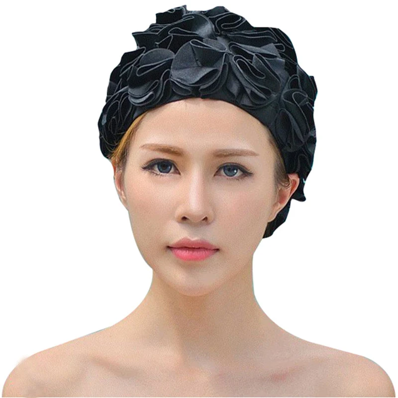 Download NEW 36 Lily Flowers Women Girls Swimming Cap Colorful ...