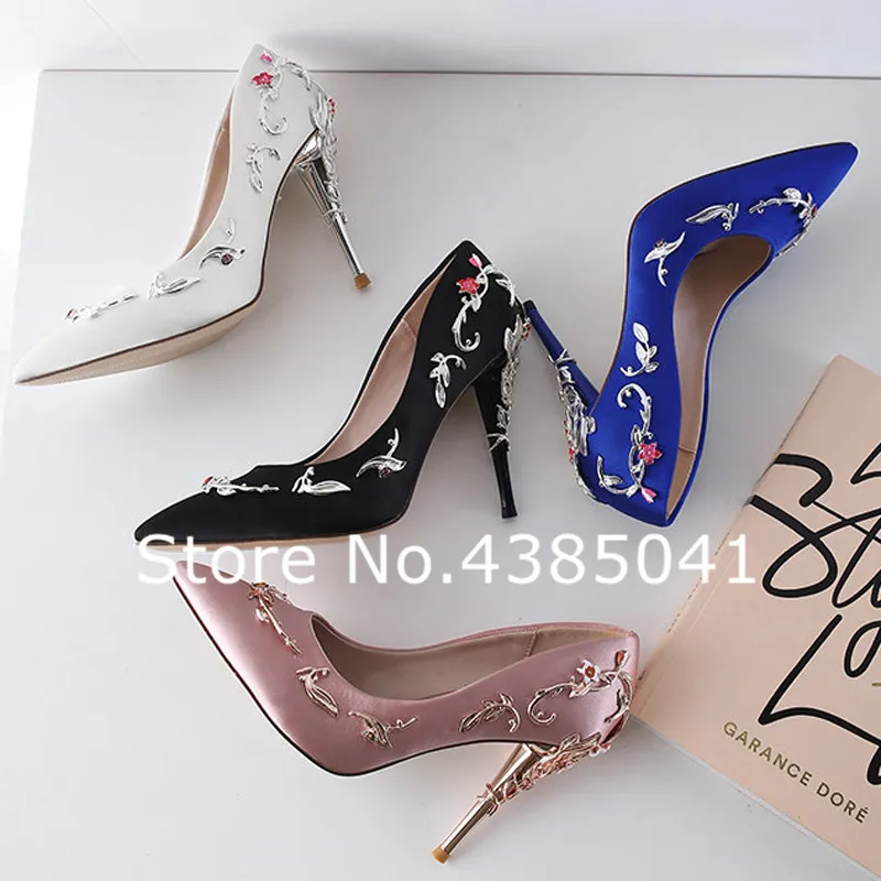 Baimier-2018-Luxury-Brand-Women-Pumps-Flower-Heel-Wedding-Shoes-Women-Elegant-Silk-High-Heels-Women (5)