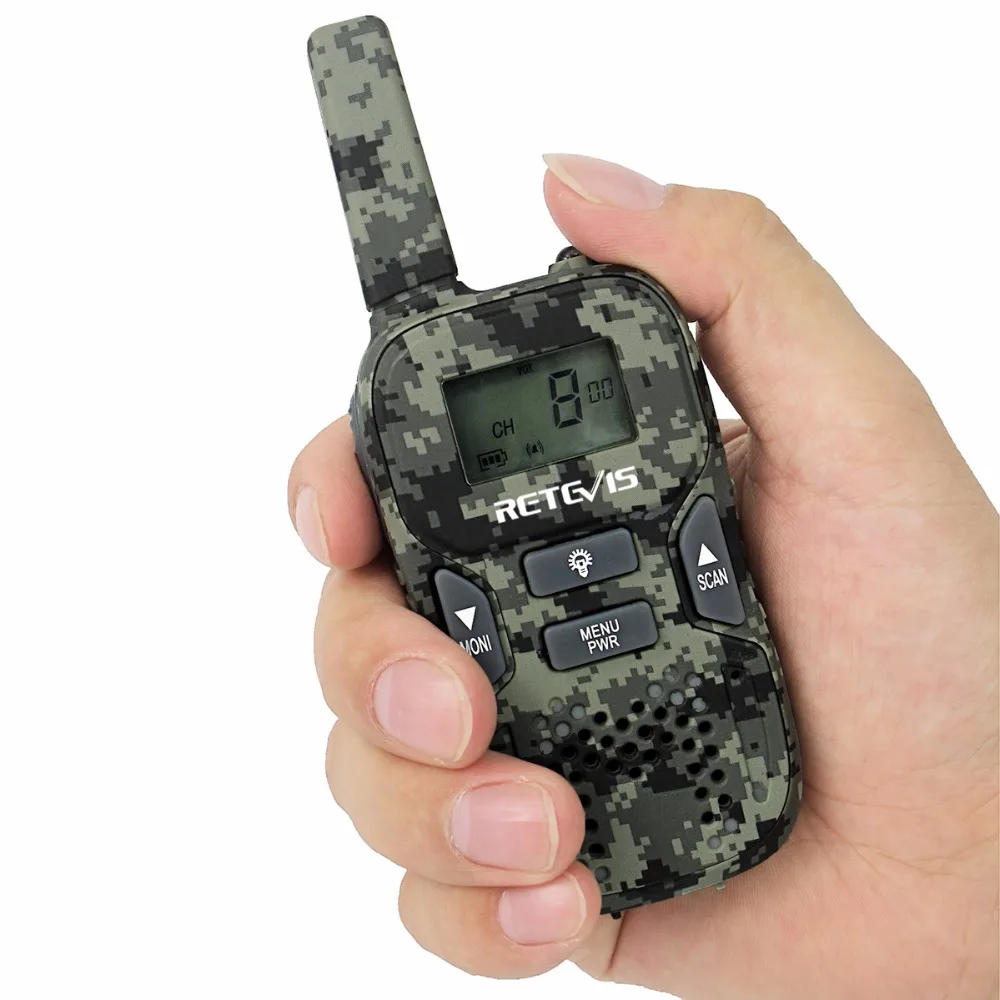 2Pcs PMR446MHz Mini Children Walkie Talkie Pair Retevis RT33 8CH 0 5W Ham Portable Radio Hf 4