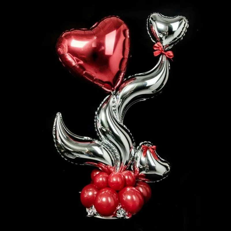 DH_S shape foil balloon decoration-4