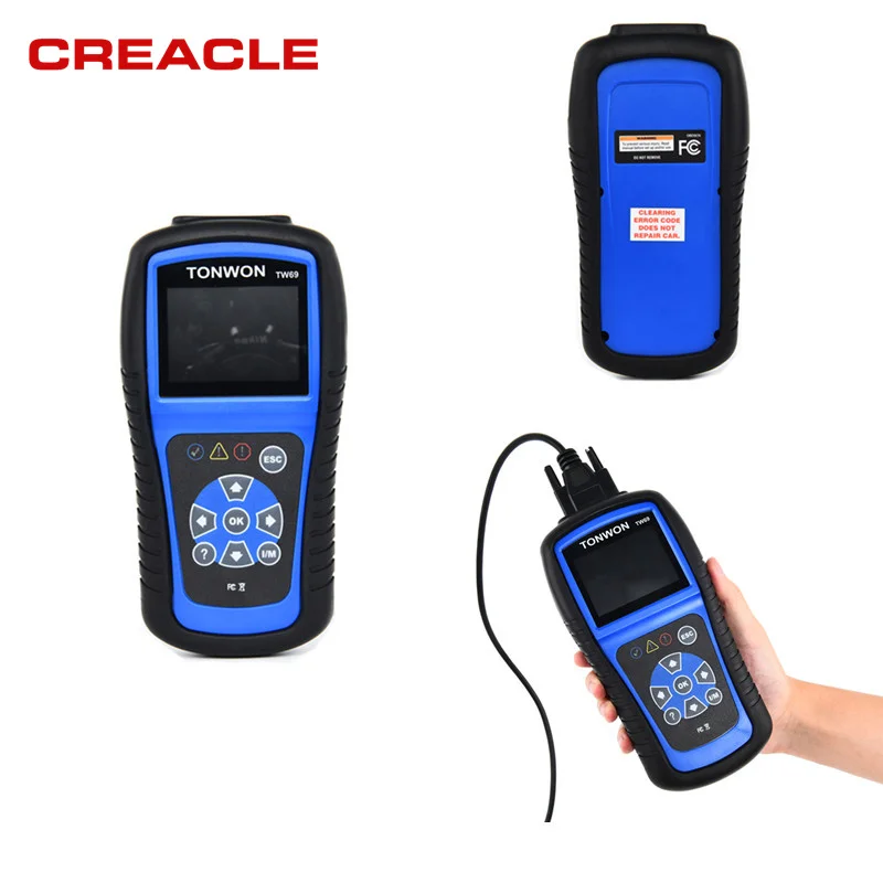 

TONWON 69 OBD2 Car Code Reader TONWON TW69 OBDII protocol Auto Diagnostic Tool for Check Car Engine Same Function With AL519