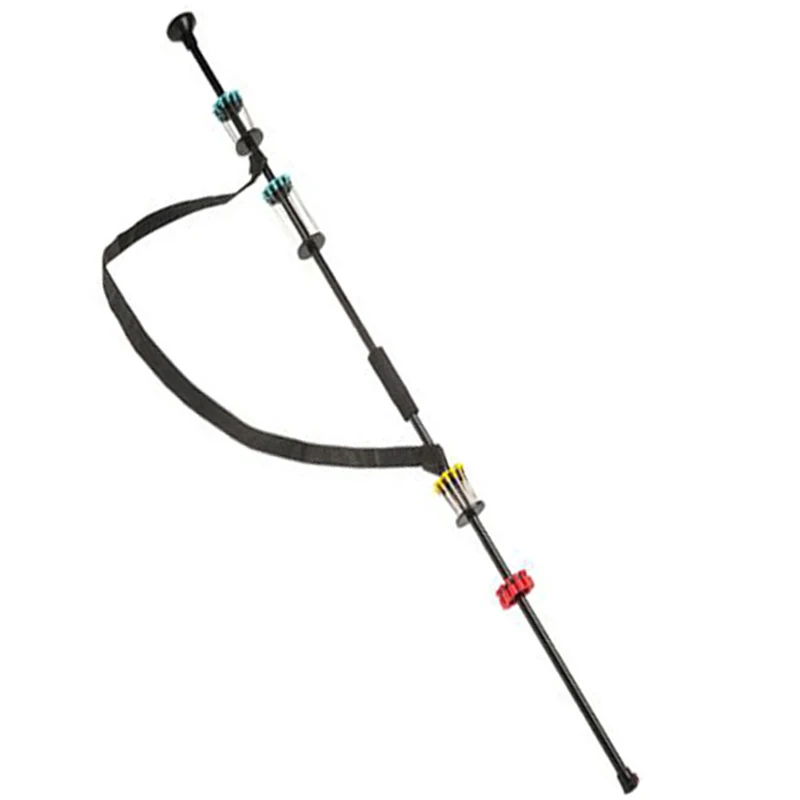 Tubo de Alumínio Aperto de Conforto Tiro Sarbacane Blowgun Preto Withjunction Tubo Dardo – .40 Calibre w. Caça 36 48