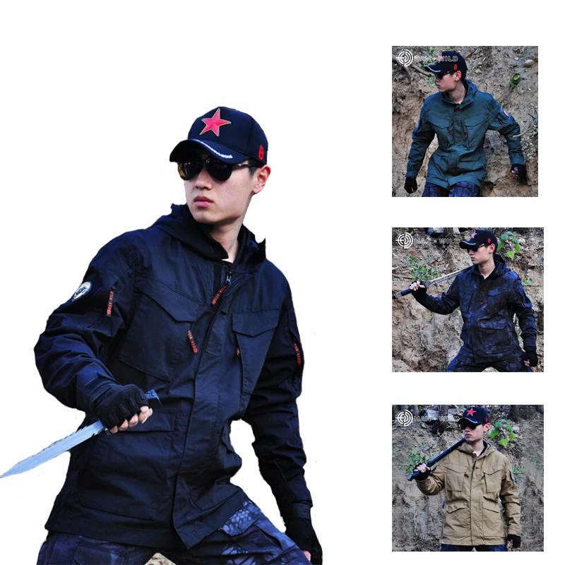 

High Quality Military Hunting Jacket Men Windproof Soft Shell Tactical Jacket Army Sport Clothing Winter Fleece Coat Windbreaker