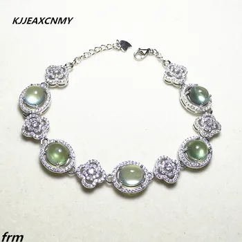 

KJJEAXCMY Fine jewelry The best natural grape shinv real photographs of 925 Sterling Silver Bracelet manufacturing