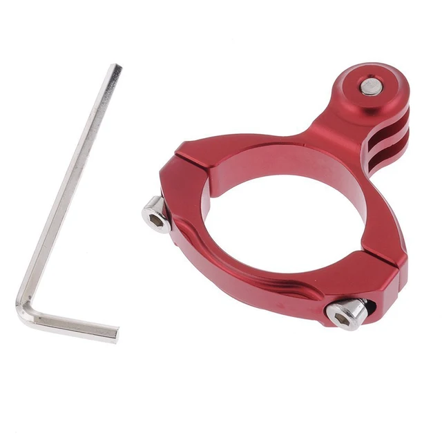 Go Pro Accessories Aluminum Bicycle Bike Handlebar Clamp Adapter Mount Tripod For Gopro Hero 4 Session SJ4000 SJ6000 Xiaomi Yi