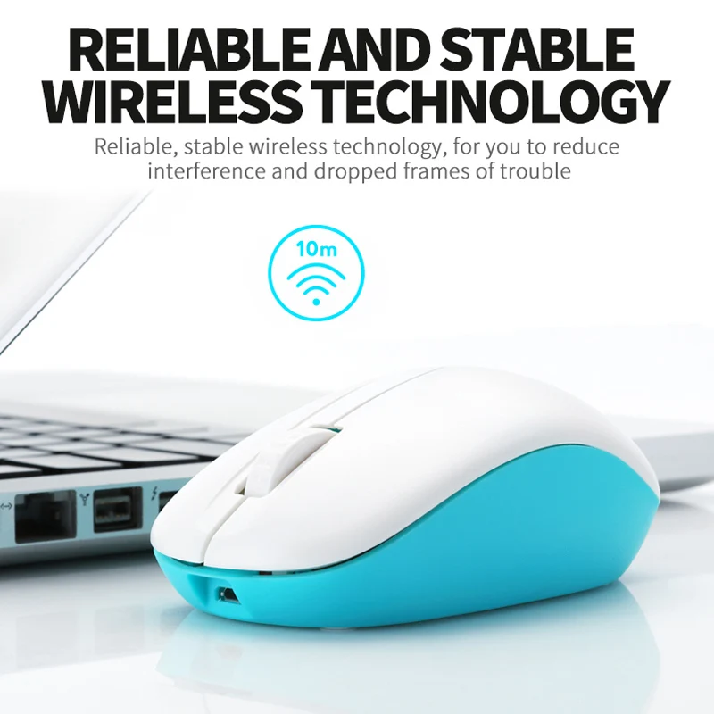 T-WOLF Q8 Wireless Rechargeable Optical Mouse (3)