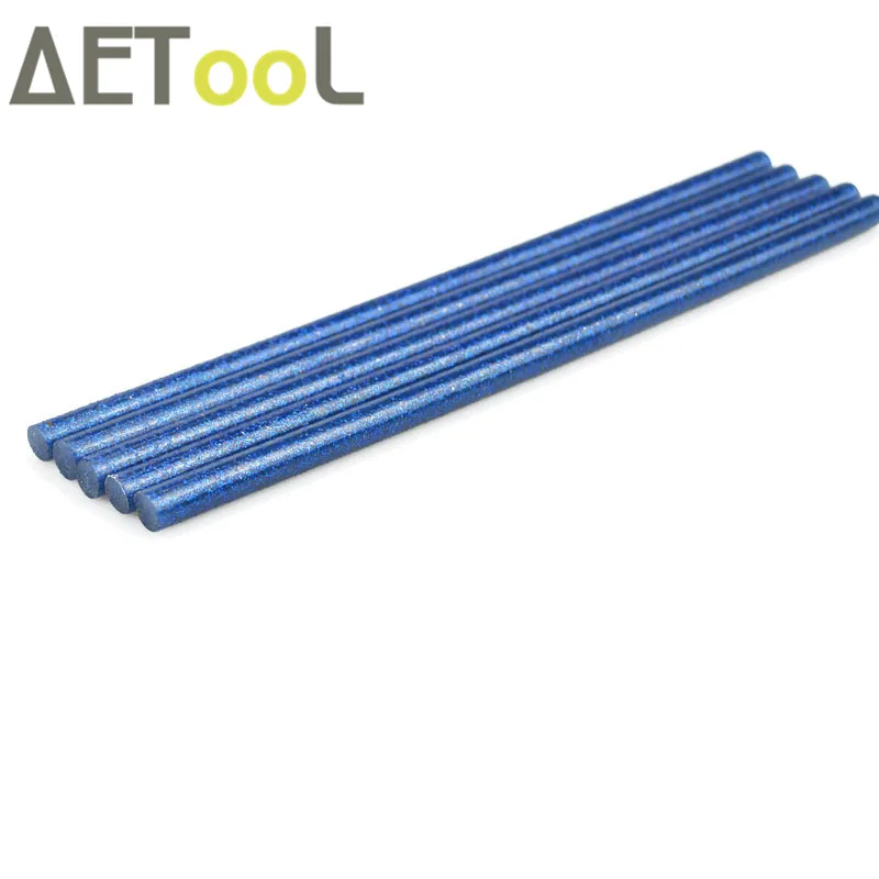 AETool 7 мм x 180 мм синий цвет горячего расплава клея палочки 7 мм для горячего расплава клея палочки для клеевого пистолета автомобиля Аудио Ремесло АКСЕССУАРЫ из сплава для самостоятельного изготовления