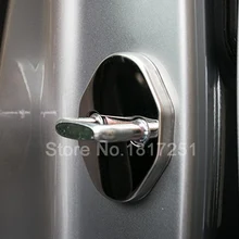 NEW 3D Stainless Steel Door Lock Buckle Protection Protective Cover trim for Mazda 3 axela 2014 2015 2016 2017 car Accessories