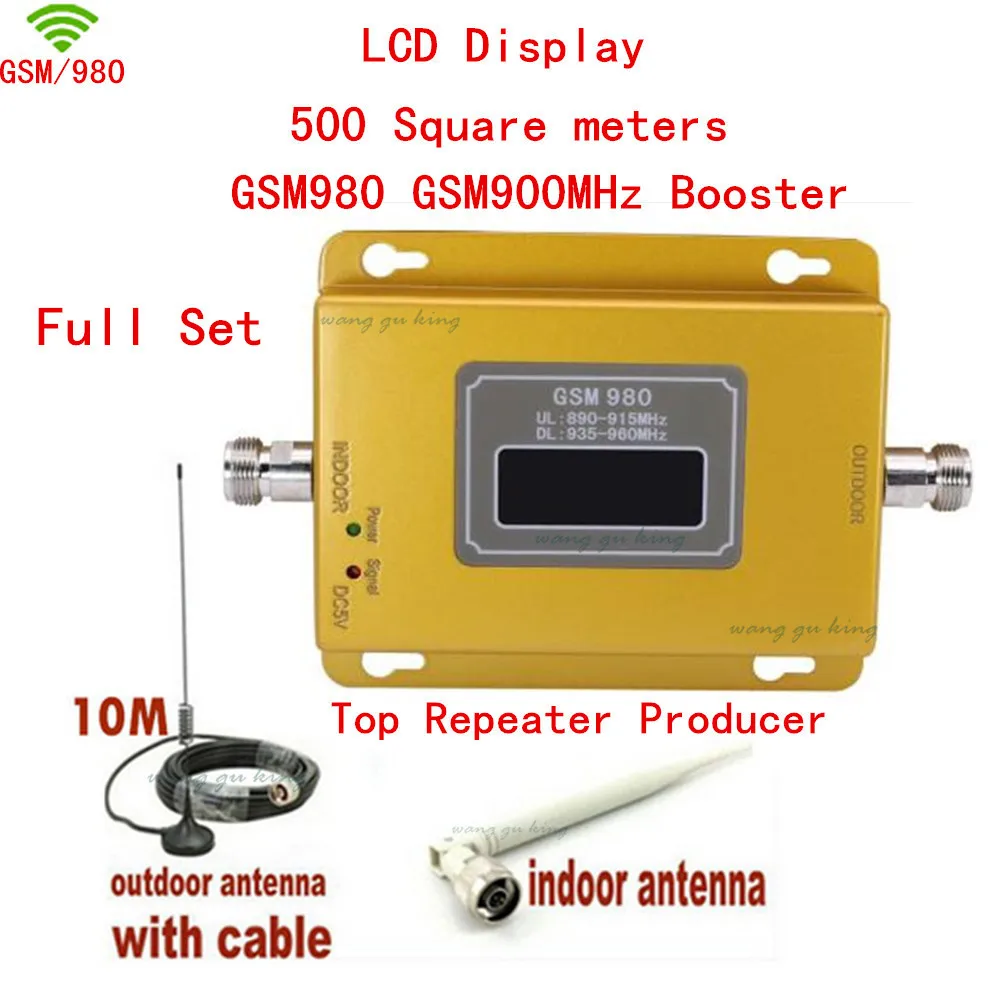 

For Russia LCD booster! GSM 980 900mh cell phone signal booster repeater amplifier ,mobile signal repeater gsm booster + antenna
