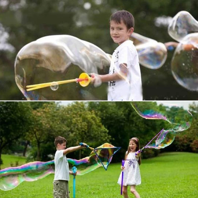 Large Bubble Western Sword Shape Bubble Sticks Kids Soap Bubble Toys Outdoor Toy 