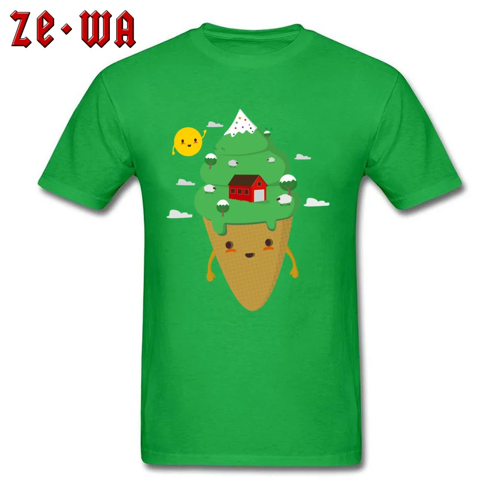 Candy Farm is super cute Prevailing Short Sleeve Birthday T Shirts 100% Cotton O-Neck Men's Tees Casual Tops T Shirt Summer Candy Farm is super cute green