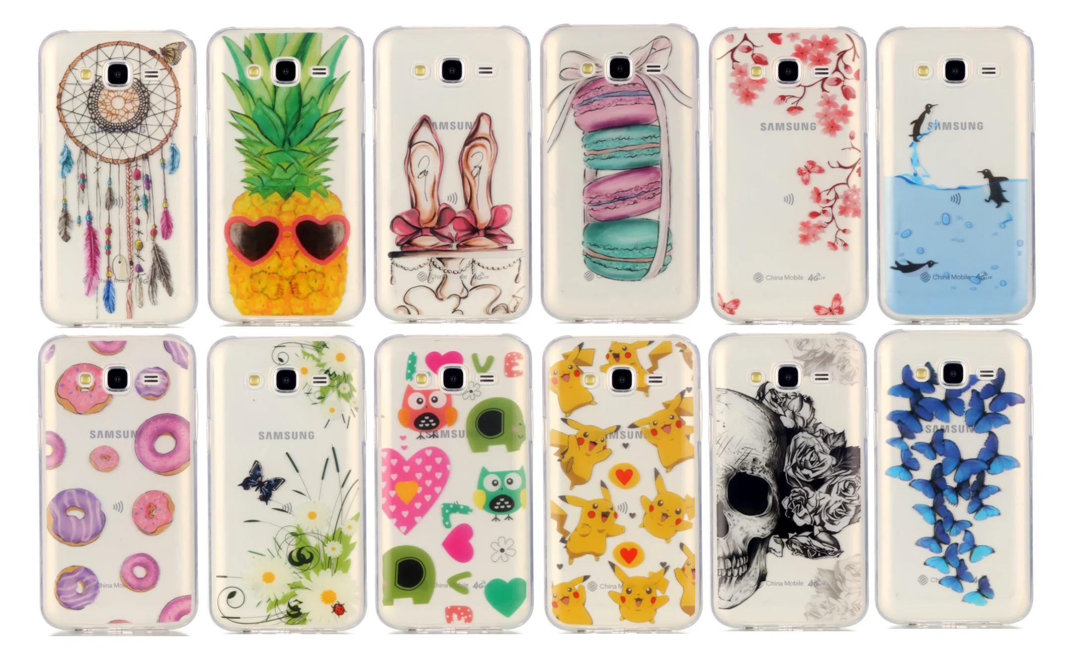 2015 caja de flor tpu fundas para samsung galaxy j5 j500 imd 3D Pintura de Capa Para Galaxy J7 J700 Cráneo Cubierta de Silicona Suave conque|j7 shoes|j7funda - AliExpress