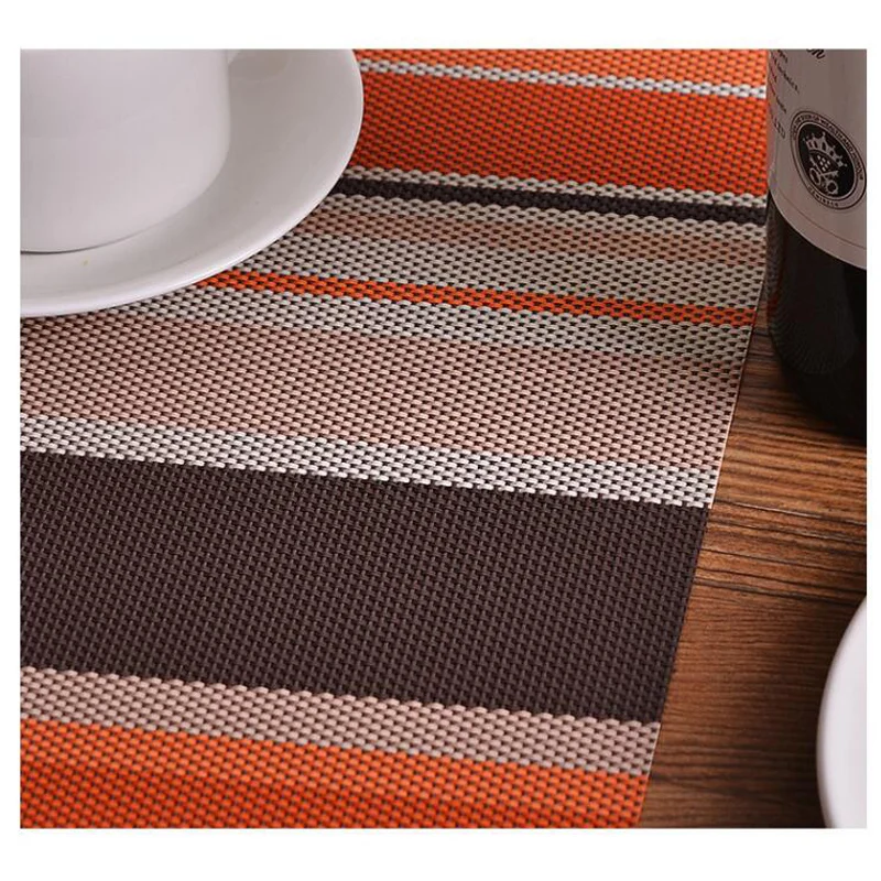 45*30CM PVC Place mat KitchenTable Mat Environmentally Nonslip Plate Bowl Pads Waterproof Cup