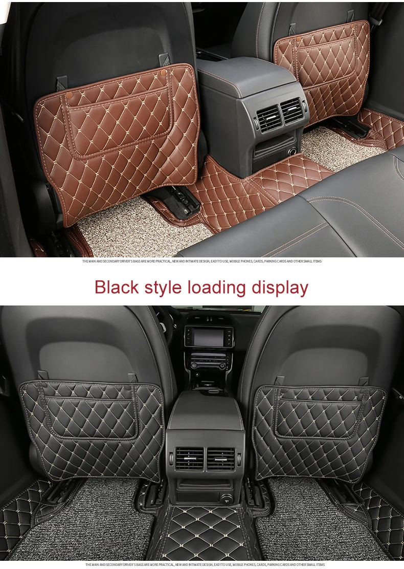 QHCP Авто внутренние аксессуары, сиденье с функцией «анти-kick коврик кожаное сиденье с защитой от грязи протектор специально для Jaguar XEL стайлинга автомобилей