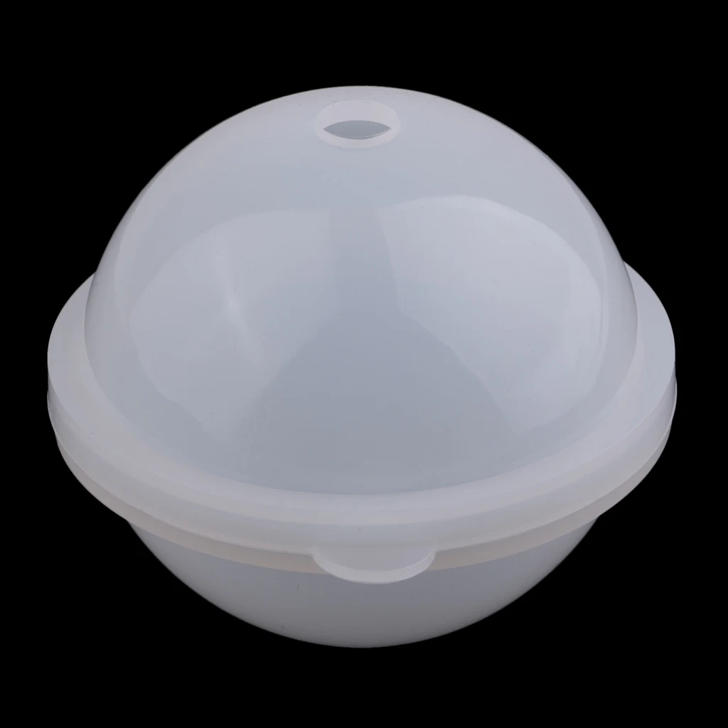 4x Silicone Large Round Sphere Balls Mould Epoxy Resin Casting DIY Ornament Jewelry Making Mold Tool 70/80/90/100mm