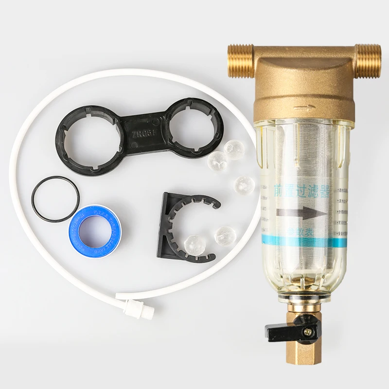 1/2" Front Purifier Copper Lead Pre filter Backwash Water Filters
