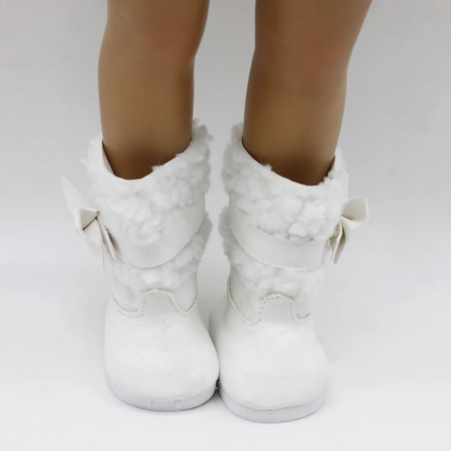 snow boots for American doll  (5)