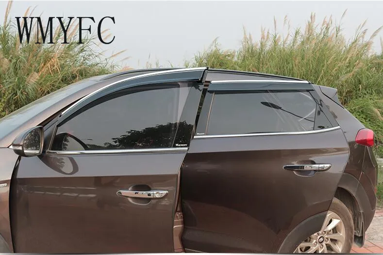 Автомобильные аксессуары для Hyundai Tucson 2015 2016 2017 козырек от солнца дождя ветра