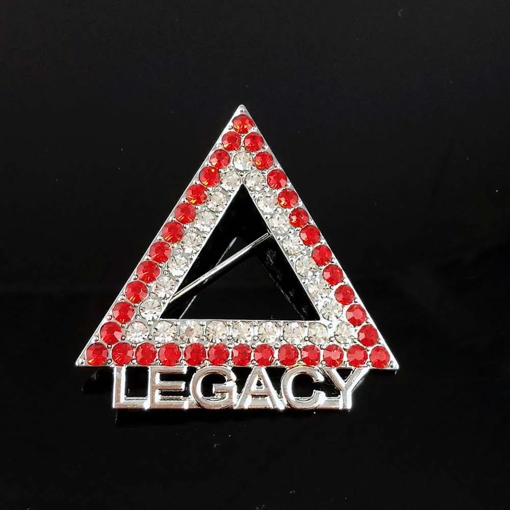 

Drop shipping Triangle Shape DST Delta Sigma Theta LEGACY Brooch Lapel Pin Jewelry