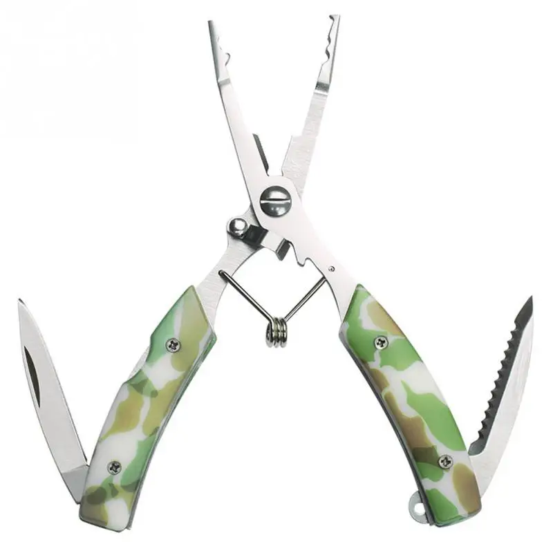 

Fishing Multifunctional Plier Fishing PE Line Cut Pliers Lure Bait tackle Hooks Remover Scissors Cutter Pesca Knife